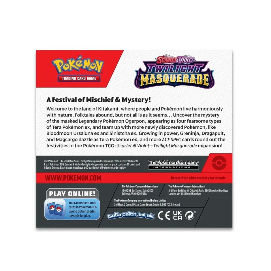 Pokémon TCG – Twilight Masquerade Booster Box