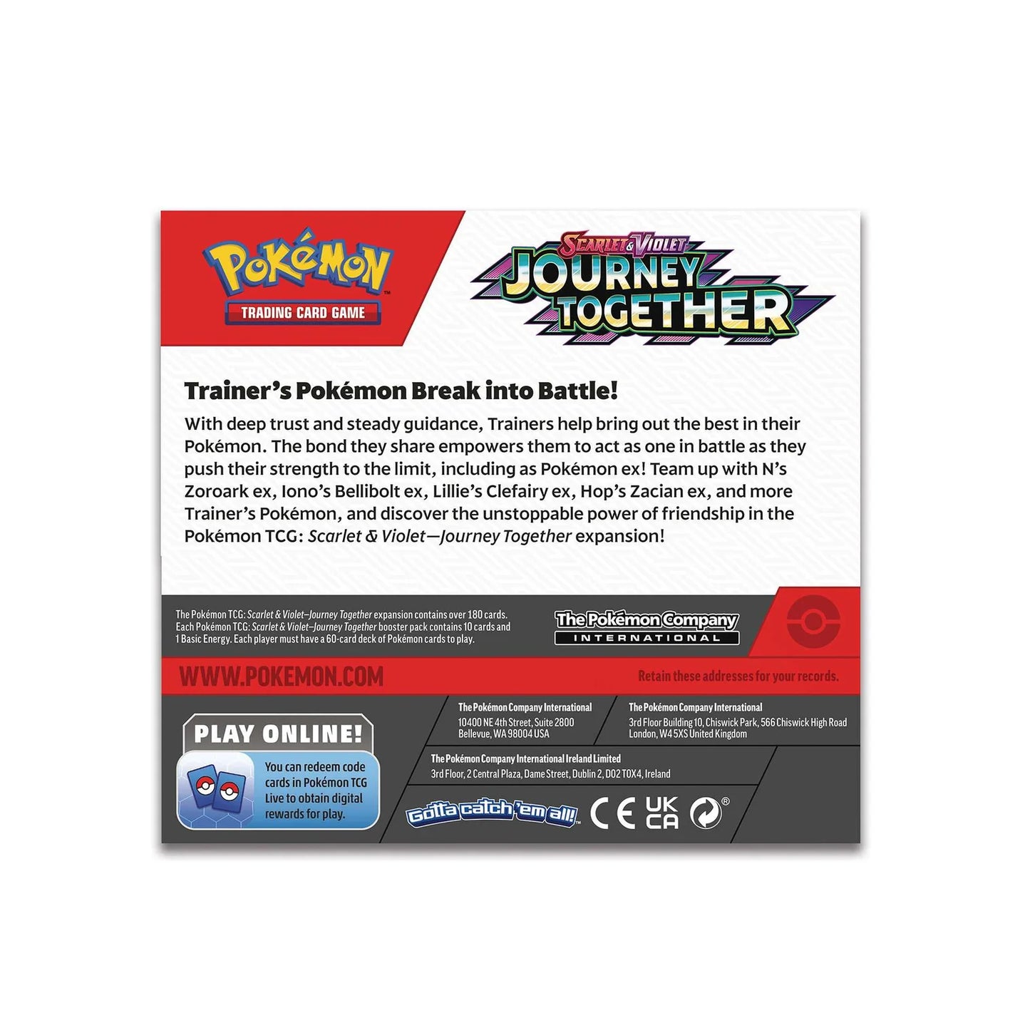 Pokémon TCG: Scarlet & Violet Journey Together Booster Box (36 Packs)