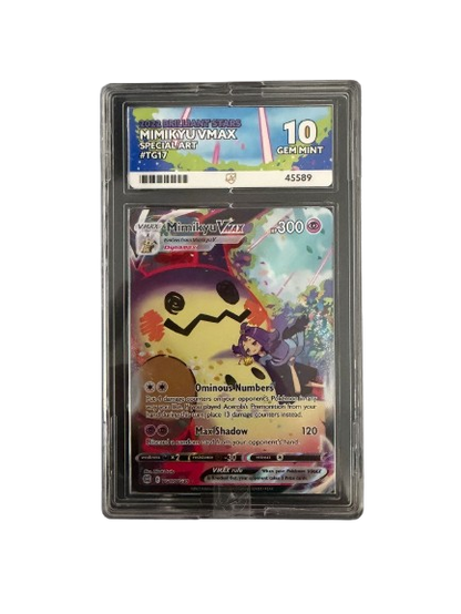 Pokémon Mimikyu VMAX TG17/TG30 ACE Grading Gem Mint 10