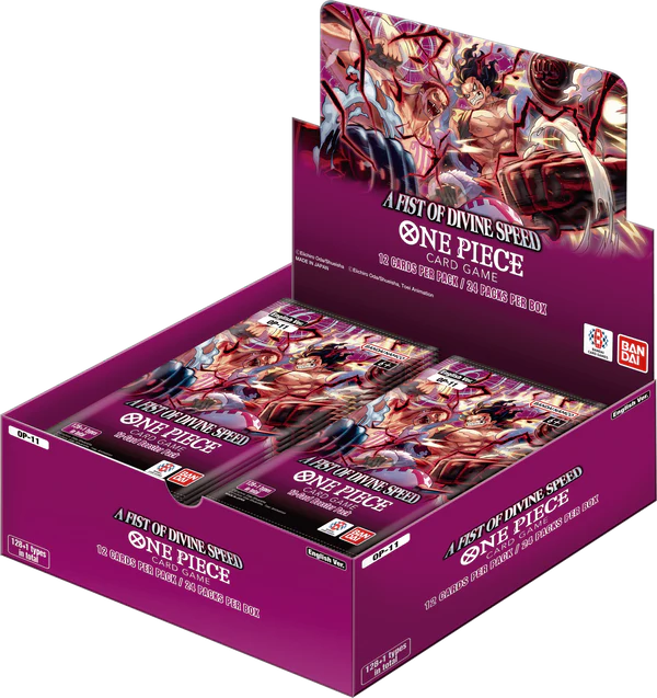 One Piece Card Game OP-11 A Fist of Divine Speed Booster Box