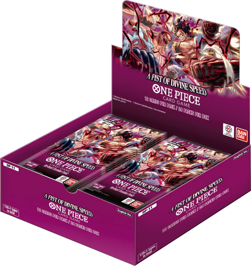 One Piece Card Game OP-11 A Fist of Divine Speed Booster Box